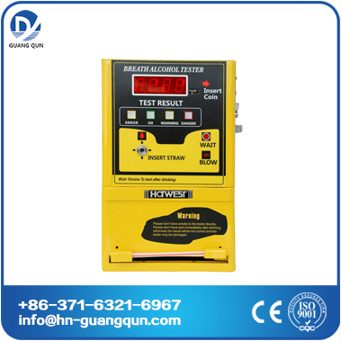 AT309 vending machine breath alcohol analyzer driving safe guangqun