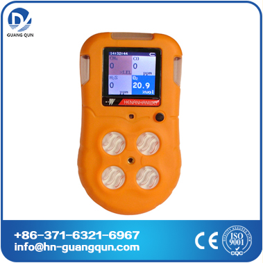 BX616 Portable 4-gas detector/gas monitor LEL,H2S,CO,O2 with CE
