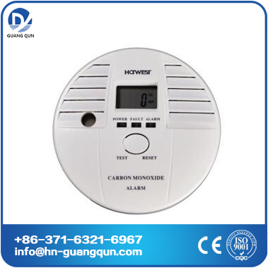 Venus carbon monoxide alarm/gas alarm detector with backing-support