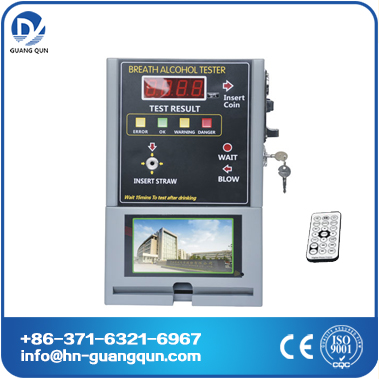 AT319V Coin operated alcohol Tester with video