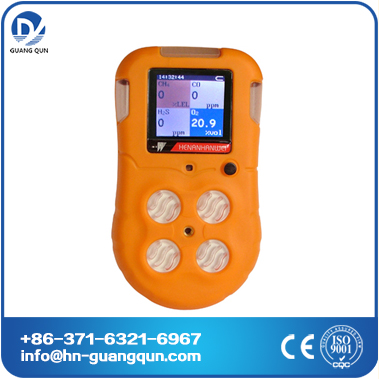 BX616 Portable 4-gas detector/gas detector LEL,H2S,CO,O2 with CE