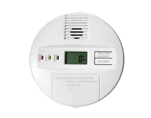 KAD carbon monoxide alarm/alarm systems with wall-hung