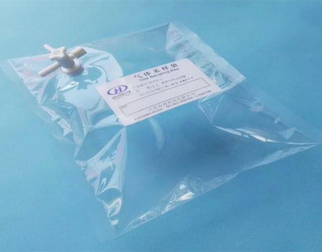 Teflon®FEP Gas Sampling Bags—PC stopcock side-opening valve (FEV21)