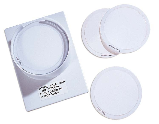 Whatman PTFE PM2.5 Air Monitoring Membrane Filter, 2.0 µm, 46.2 mm, w/Support Ring, Sequentially Numbered, 50 Pack, 7592-104