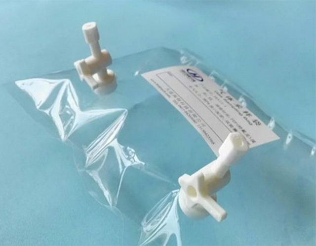 Teflon®FEP Gas Sampling Bags—PC double stopcock straight valves (FEV12)