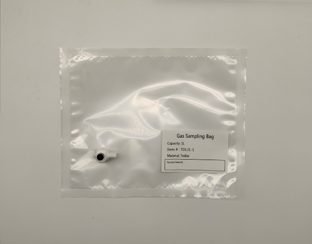 Tedlar® PVF Gas Sampling Bags—PTFE valve (TDL31)