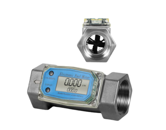 Integral Liquid Flow Meter with digital display