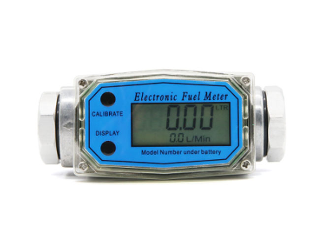 Electronic turbine flow measurement