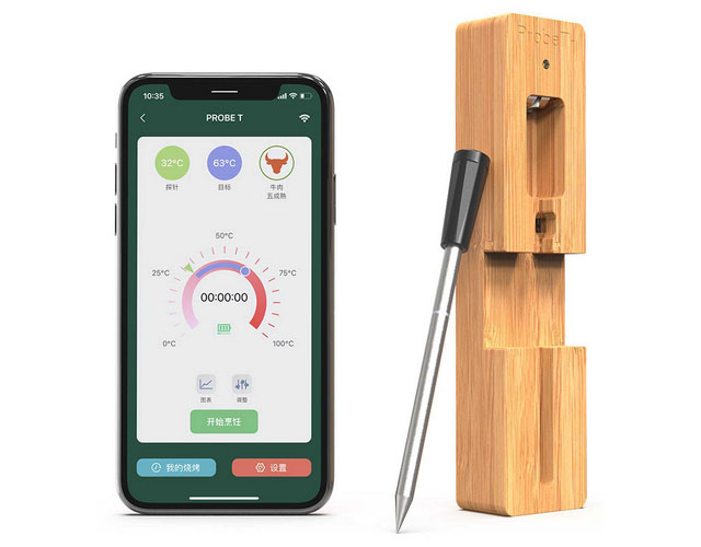 Bluetooth Type Food and Meat Thermometer